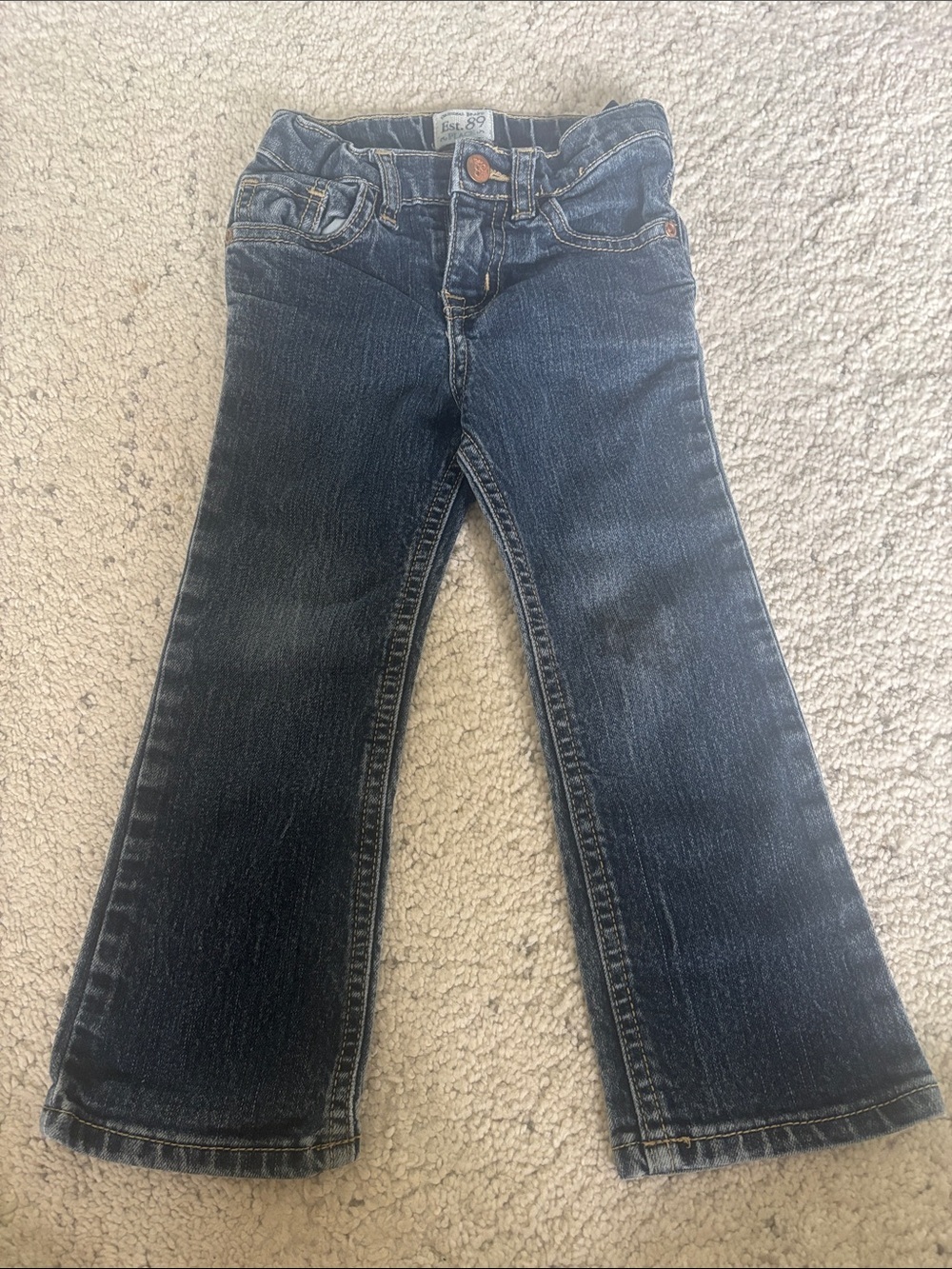 The Children's Place Girls Bootcut Denim Jeans Kids Size 3T